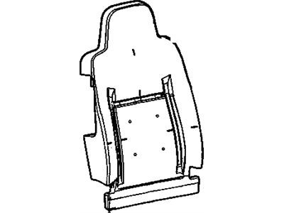 2002 Oldsmobile Silhouette Seat Cushion Pad - 88897514