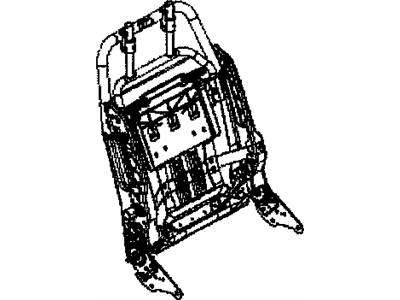 GM 92193516 Frame, Front Seat Back Cushion
