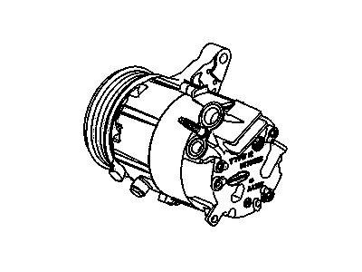 GM 89019341 Air Conditioner Compressor Kit