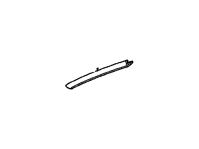 GM 20636650 Molding Asm Reveal Windshield Side *Black