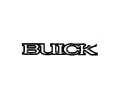 GM 20472200 Plate Assembly, Name C/Lid Outer Panel "Buick"