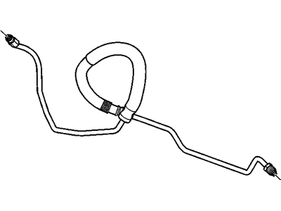 Chevrolet Uplander Power Steering Hose - 15777622