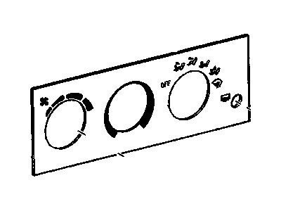 GM 16162521 Air Conditioner Control Dial