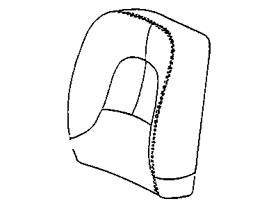 GM 12533668 COVER, Front Seat Back and Back of Back