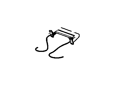 89043308 GM Handle,Rear Seat Latch Release *Cashmere Illustration 1 of 1