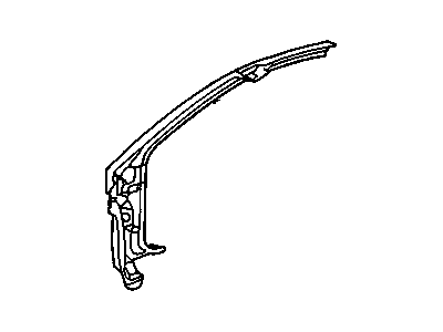 10237212 GM Front Body Hinge Pillar Panel Illustration 1 of 1