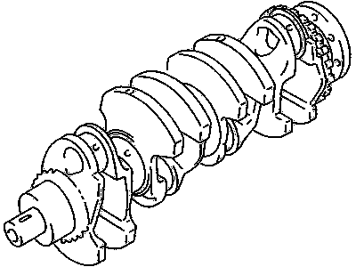 2002 Chevrolet Tracker Crankshaft - 91177626