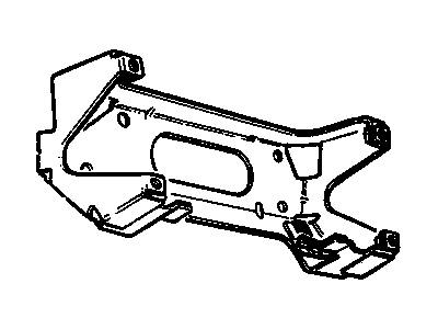 GM 10263163 Bracket Assembly, Inflator Restraint Instrument Panel Module Outer