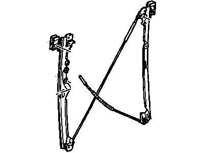 GM 20945139 Front Side Door Window Regulator Assembly