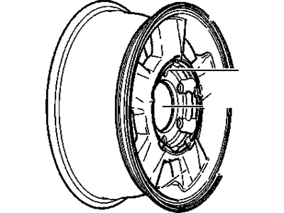 2008 GMC Canyon Spare Wheel - 9593978