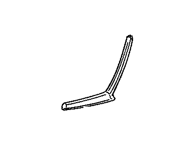 GM 12517030 Weatherstrip,Folding Top Side Rear