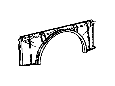 GMC P3500 Fan Shroud - 14044051