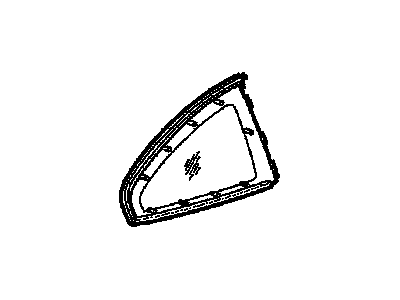 GM 92209201 Window,Quarter