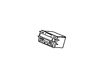 GM 9371086 Radio Asm,Amplitude Modulation/Frequency Modulation Stereo & Clock & Tape Player