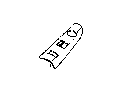 GM 15992022 Plate, Front Side Door Accessory Switch Mount *Medium Beige
