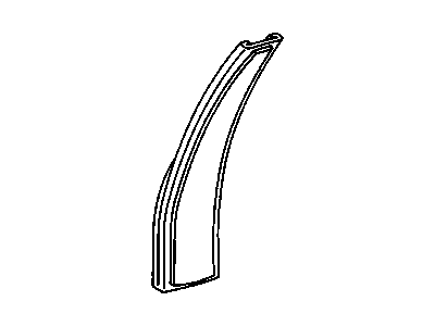 GM 10076848 Panel Assembly, Center Pillar Upper Trim Finish R.H. *Sapphire V/D