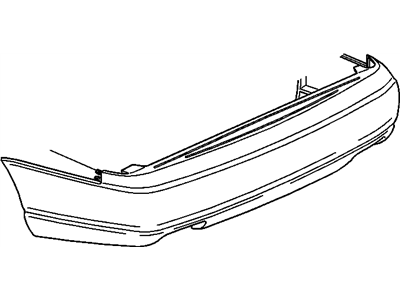 GM 25678020 Rear Bumper Cover