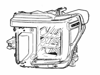 GM 84738613 Front Headlight Assembly