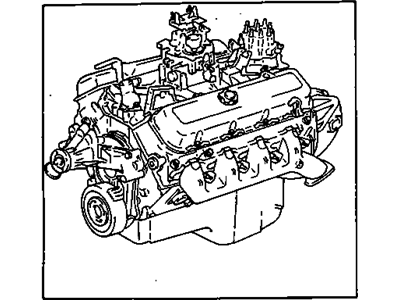 GM 12703983 Engine Assembly, Gasoline (Serv)