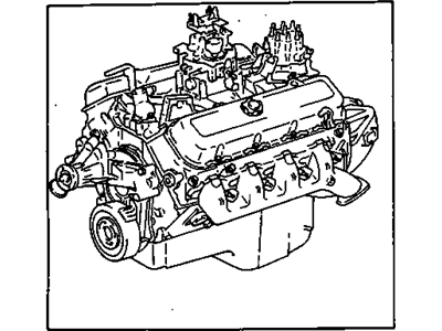 GM 12491352 Engine Assembly,Gasoline 7.4L/454 (Goodwrench Remanufacture, B)