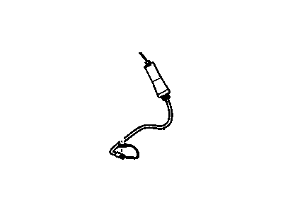 19120272 GM Cable Asm,Folding Top Operate Mechanical Access Door Illustration 1 of 1