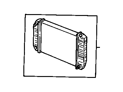 1992 Oldsmobile Cutlass Radiator - 52458477