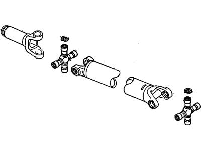 GM 15622428 Rear Propeller Shaft Assembly