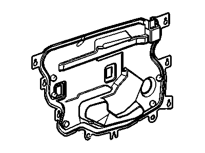 GM 25841522 Deflector Assembly, Front Side Door Water