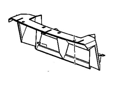 GM 15937524 Extension, Radiator Air Baffle