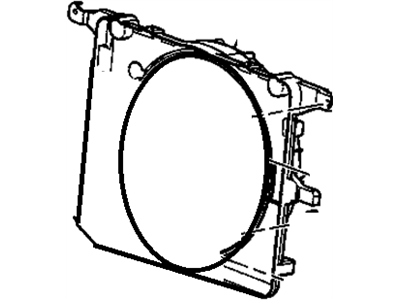 Pontiac Solstice Fan Shroud - 19130491