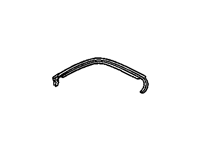 GM 22648271 Sealing Strip Assembly, Front Side Door Window Outer *Black