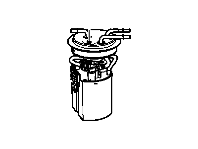 GM 84445142 Fuel Tank Fuel Pump Module Kit (W/O Fuel Level Sensor)