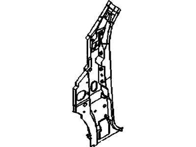 GM 96838841 Panel Asm,Body Hinge Pillar Inner Lower