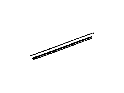 GM 25962813 Weatherstrip,Rear Door Upper