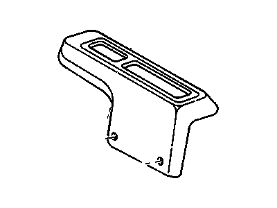 GM 15673441 BEZEL, Transfer Case Shift Control