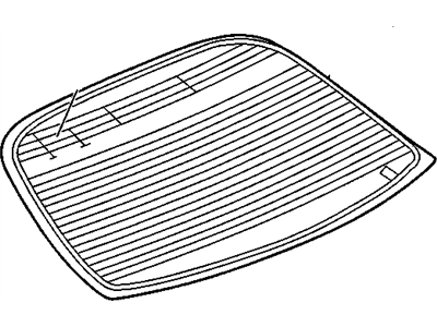 GM 10315536 Window Assembly, Rear