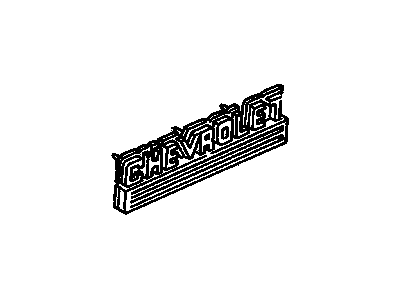 Chevrolet G20 Emblem - 15661701