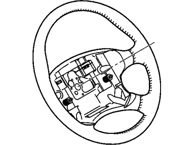 1997 Pontiac Grand Am Steering Wheel - 16824028