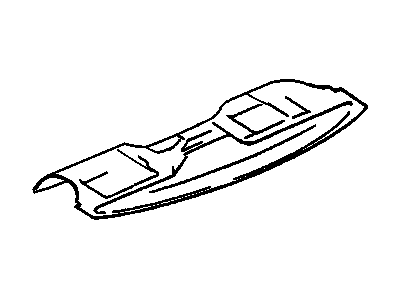 GM 90378909 Insulator,Rear Floor Panel Rear