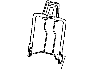 GM 12377509 Frame,Driver Seat Back Cushion