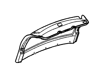 GM 25730159 Trim, Rear Compartment Lid Inner Panel