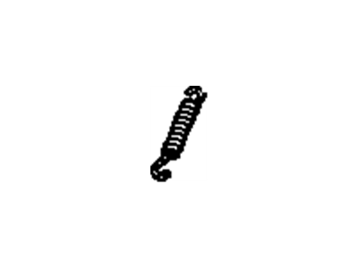 GM 12387712 Spring,Rear Seat Tension *Gray