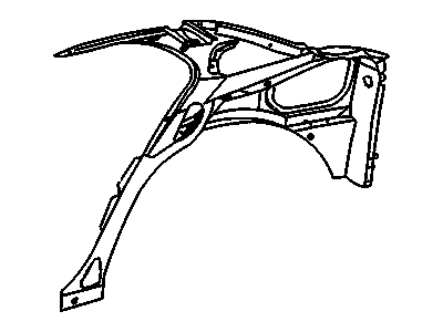 GM 88955179 Panel Kit,Quarter Inner & Rear Wheelhouse Inner