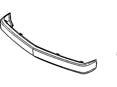 GM 15574111 Bar,Front Bumper Imp