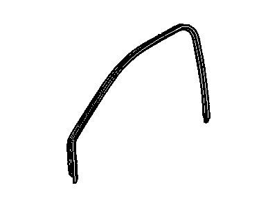 GM 25742559 Weatherstrip,Front Side Door Window Inner