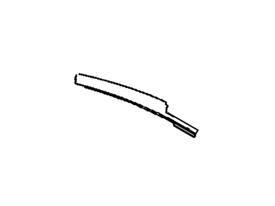 21997802 GM Applique,Front Side Door Window Frame Rear Illustration 1 of 1