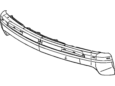 GM 15758072 Bar,Front Bumper Imp