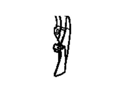 15895436 GM Cover,Driver Seat Reclining Finish (Inboard Carpet Toe Kick) *Light Ttnum Illustration 1 of 1