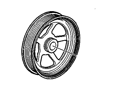 GM 12687702 Pulley, P/S Pump