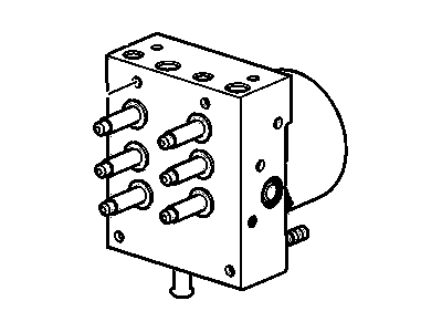 2010 Chevrolet Traverse ABS Control Module - 19418698